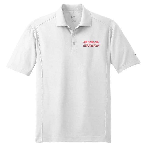 SICC - Nike Dri FIT Classic Polo- Red&White Thumbnail