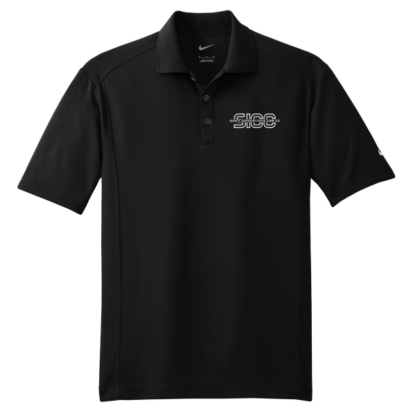 SICC - Nike Dri FIT Classic Polo- All White Thumbnail