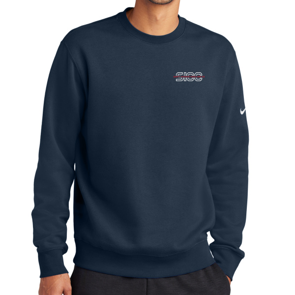 SICC - Nike Club Fleece Sleeve Swoosh Crew  Thumbnail